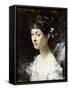 Portrait of Mary Turner Austin, C.1878-John Singer Sargent-Framed Stretched Canvas