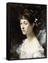 Portrait of Mary Turner Austin, C.1878-John Singer Sargent-Framed Stretched Canvas