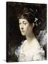 Portrait of Mary Turner Austin, C.1878-John Singer Sargent-Stretched Canvas
