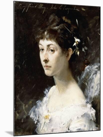 Portrait of Mary Turner Austin, C.1878-John Singer Sargent-Mounted Giclee Print