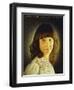 Portrait of Mary Van Vechten Schaffer, 1930-Grant Wood-Framed Giclee Print