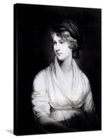 Portrait of Mary Wollstonecraft Godwin Author of a Vindication of the Rights of Woman-John Opie-Stretched Canvas