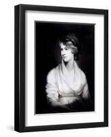 Portrait of Mary Wollstonecraft Godwin Author of a Vindication of the Rights of Woman-John Opie-Framed Premium Giclee Print