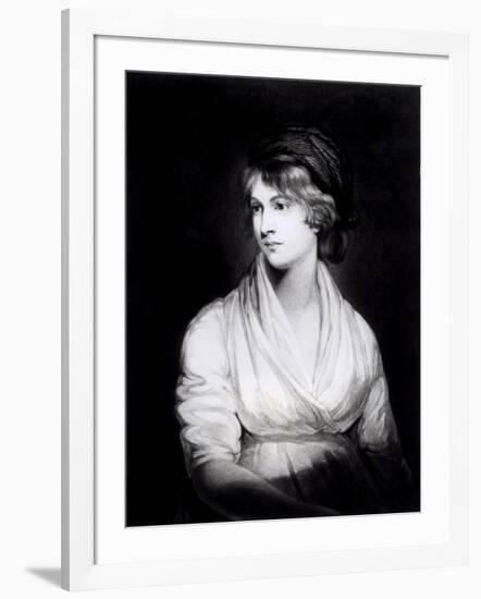 Portrait of Mary Wollstonecraft Godwin Author of a Vindication of the Rights of Woman-John Opie-Framed Giclee Print