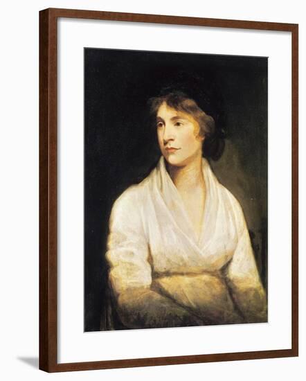 Portrait of Mary Wollstonecraft Godwin-null-Framed Giclee Print