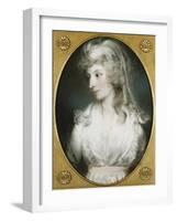 Portrait of Mary Wood-John Russell-Framed Giclee Print