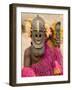 Portrait of Masked Ceremonial Dogon Dancers Near Sangha, Mali, West Africa-Gavin Hellier-Framed Photographic Print