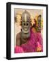 Portrait of Masked Ceremonial Dogon Dancers Near Sangha, Mali, West Africa-Gavin Hellier-Framed Photographic Print