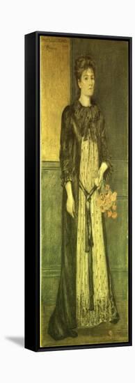 Portrait of Mathilde Blind, 1889-Harold Steward Rathbone-Framed Stretched Canvas