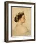 Portrait of Mathilde Bonaparte (1820-190), Princesse Française-Thomas Couture-Framed Giclee Print