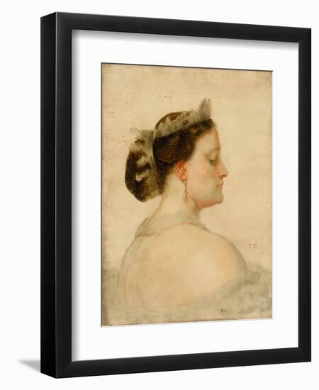 Portrait of Mathilde Bonaparte (1820-190), Princesse Française-Thomas Couture-Framed Giclee Print