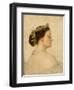 Portrait of Mathilde Bonaparte (1820-190), Princesse Française-Thomas Couture-Framed Giclee Print