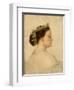 Portrait of Mathilde Bonaparte (1820-190), Princesse Française-Thomas Couture-Framed Giclee Print