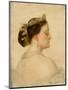 Portrait of Mathilde Bonaparte (1820-190), Princesse Française-Thomas Couture-Mounted Giclee Print