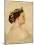 Portrait of Mathilde Bonaparte (1820-190), Princesse Française-Thomas Couture-Mounted Giclee Print