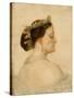 Portrait of Mathilde Bonaparte (1820-190), Princesse Française-Thomas Couture-Stretched Canvas
