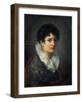 Portrait of Matilde Mazenchini-Vincenzo Camuccini-Framed Giclee Print