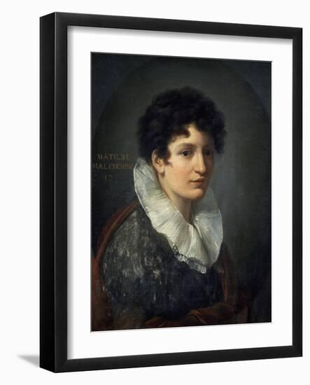 Portrait of Matilde Mazenchini-Vincenzo Camuccini-Framed Giclee Print