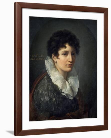 Portrait of Matilde Mazenchini-Vincenzo Camuccini-Framed Giclee Print