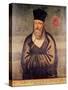 Portrait of Matteo Ricci (1552-1610) Italian Missionary, Founder of the Jesuit Mission in China-null-Stretched Canvas