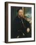 Portrait of Matthäus Schwarz-Christoph Amberger-Framed Giclee Print