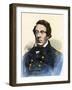 Portrait of Matthew Calbraith Perry (1794-1858), American Naval Commodore. Colour Engraving of the-null-Framed Giclee Print