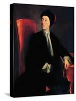 Portrait of Matthew Prior, English Poet and Diplomat-Jonathan Richardson-Stretched Canvas