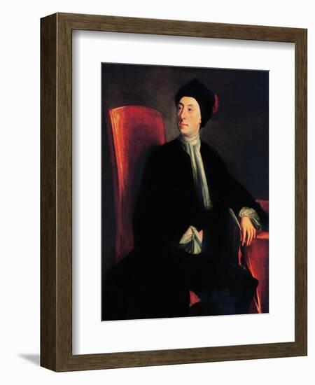 Portrait of Matthew Prior, English Poet and Diplomat-Jonathan Richardson-Framed Giclee Print