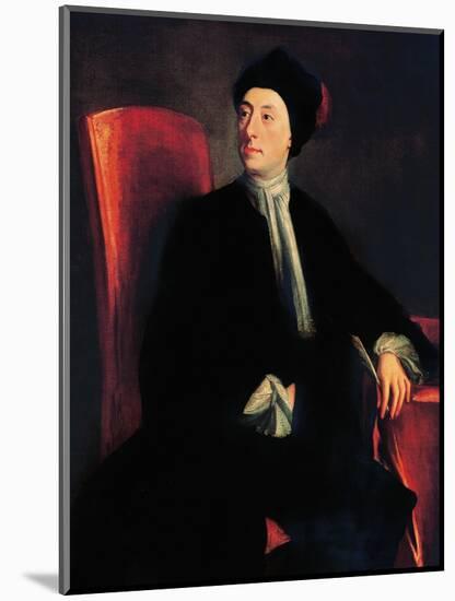 Portrait of Matthew Prior, English Poet and Diplomat-Jonathan Richardson-Mounted Giclee Print