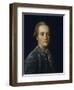 Portrait of Matvei Grigoryevich Spiridov (1751-182), 1776-Mikhail Shibanov-Framed Giclee Print