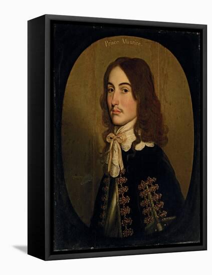 Portrait of Maurice of Nassau, Prince of Orange, 1643-Gerrit van Honthorst-Framed Stretched Canvas