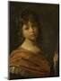 Portrait of Maurice or Moritz, Prince Palatine depicted as Mars, when a boy-Gerrit van Honthorst-Mounted Giclee Print