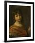 Portrait of Maurice or Moritz, Prince Palatine depicted as Mars, when a boy-Gerrit van Honthorst-Framed Giclee Print