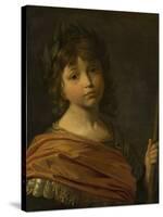 Portrait of Maurice or Moritz, Prince Palatine depicted as Mars, when a boy-Gerrit van Honthorst-Stretched Canvas