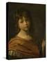 Portrait of Maurice or Moritz, Prince Palatine depicted as Mars, when a boy-Gerrit van Honthorst-Stretched Canvas