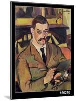 Portrait of Maurice Utrillo-Suzanne Valadon-Mounted Giclee Print