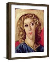 Portrait of Mavis De Vere Cole-Augustus Edwin John-Framed Giclee Print