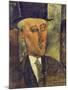 Portrait of Max Jacob, 1916-Amedeo Modigliani-Mounted Giclee Print