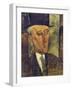 Portrait of Max Jacob, 1916-Amedeo Modigliani-Framed Giclee Print
