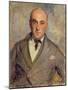 Portrait of Max Jacob, 1921-Jacques-emile Blanche-Mounted Giclee Print