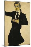 Portrait of Max Oppenheimer-Egon Schiele-Mounted Giclee Print