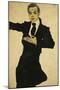 Portrait of Max Oppenheimer-Egon Schiele-Mounted Giclee Print