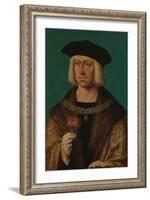 Portrait of Maximilian I, c.1530-Joos van Cleve-Framed Giclee Print