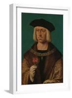 Portrait of Maximilian I, c.1530-Joos van Cleve-Framed Giclee Print