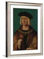 Portrait of Maximilian I, c.1530-Joos van Cleve-Framed Giclee Print