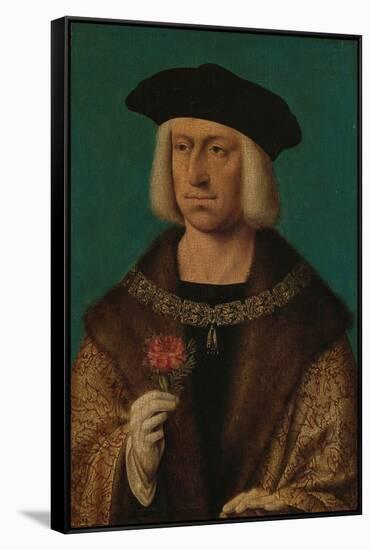 Portrait of Maximilian I, c.1530-Joos van Cleve-Framed Stretched Canvas