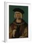 Portrait of Maximilian I-Joos Van Cleve-Framed Art Print