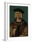 Portrait of Maximilian I-Joos Van Cleve-Framed Art Print