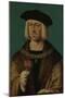 Portrait of Maximilian I-Joos Van Cleve-Mounted Art Print