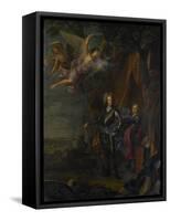 Portrait of Maximilian II, Elector of Bavaria, at the Battle of Mohacs Against the Turks-Joseph Vivien-Framed Stretched Canvas